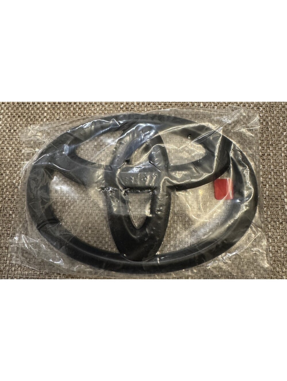 New Black Toyota Overlay Plastic Emblem
